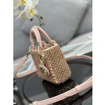 Dior Lady Mini Embroidery Colorful Bead Diamond Model: S0856